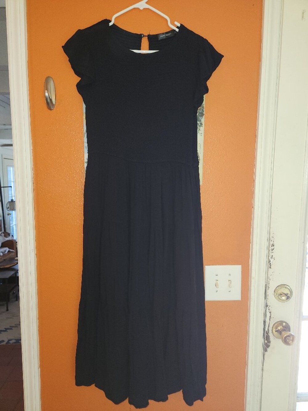 Black maxi dress